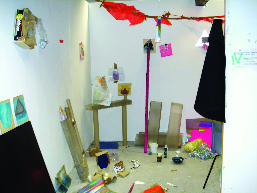 Sam Keogh: from NCAD Fine Art/ Painting; Keogh’s studio space